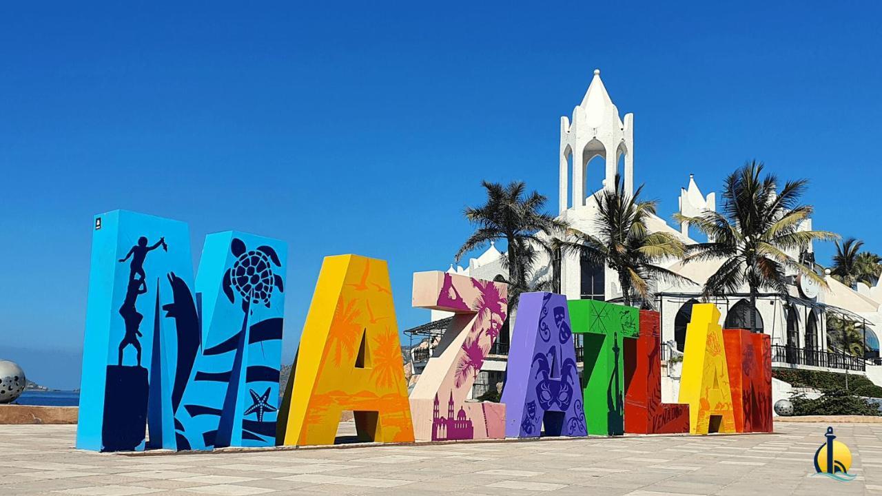 Departamento En Mazatlan Con Acceso A La Playa Y Alberca Comun #138 Villa Exterior photo