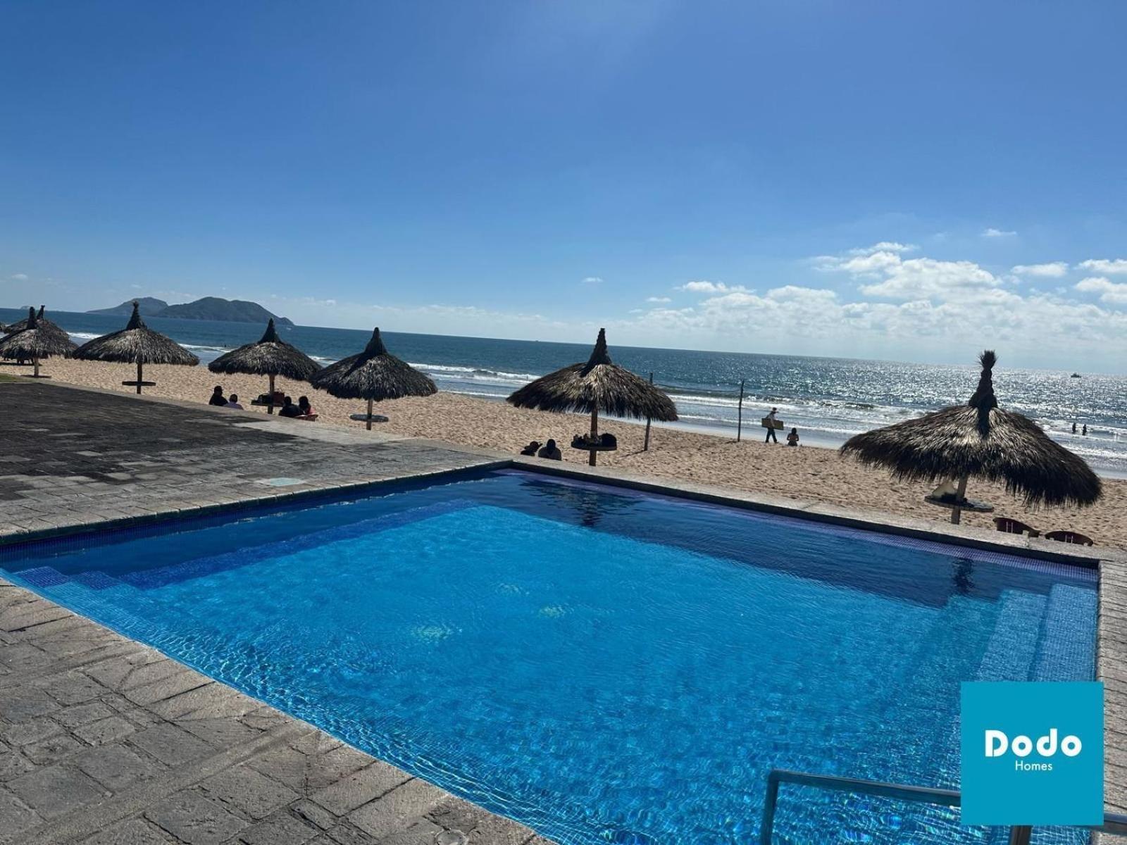 Departamento En Mazatlan Con Acceso A La Playa Y Alberca Comun #138 Villa Exterior photo